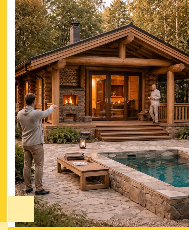 Проекты бань и хамам в Воскресенске от 25845 р. | ЭриданВск