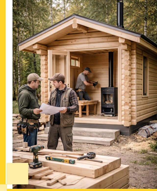 Монтаж бань под ключ в Воскресенске — от 206760 р. | ЭриданВск