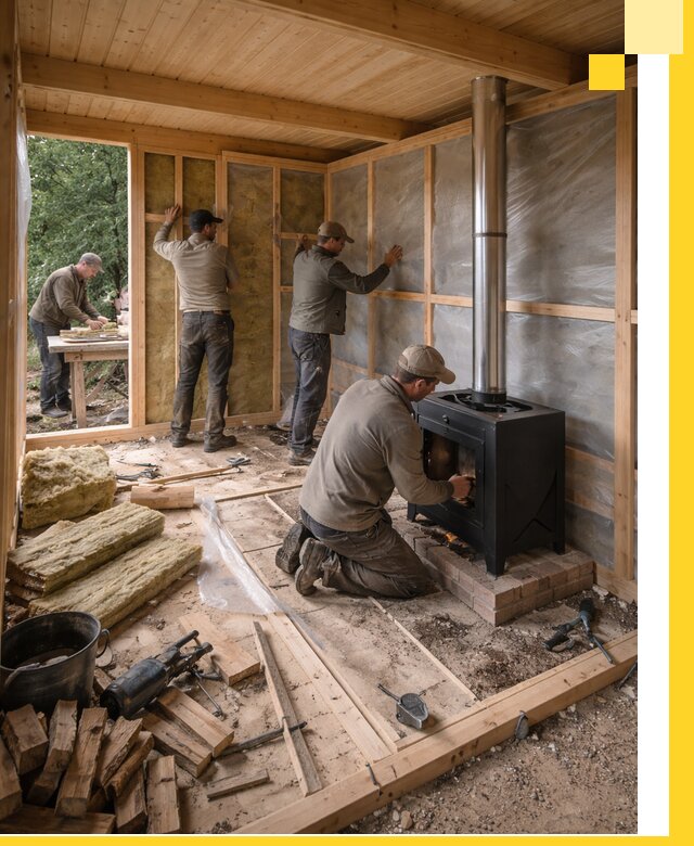 Профессиональный монтаж бань под ключ в Воскресенске для дома