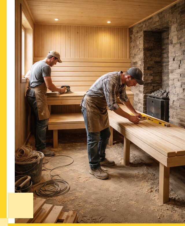 Отделка бани в Воскресенске: внутренняя отделка от 3101 р. | ЭриданВск