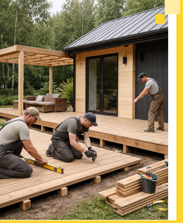 Строительство бань с террасой и бассейном под ключ в Воскресенске