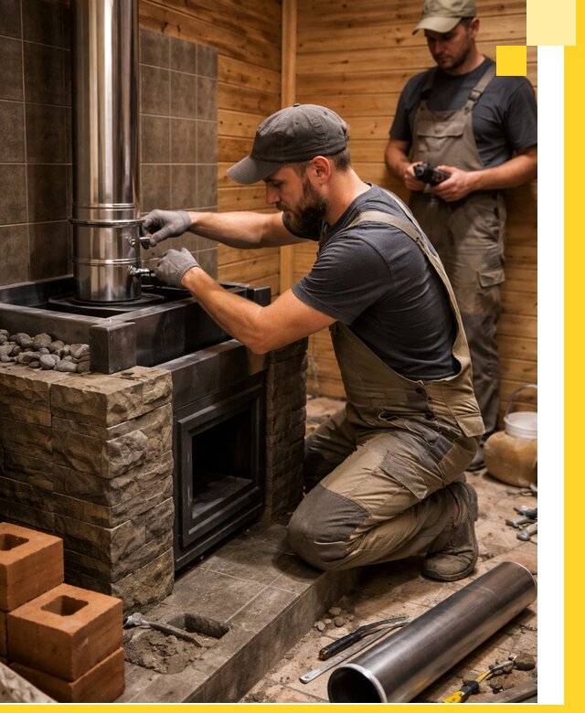 Изготовление и установка банных печей под ключ в Воскресенске