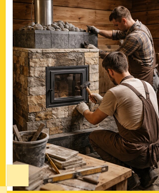 Облицовка банной печи в Воскресенске от 15507 р. | ЭриданВск