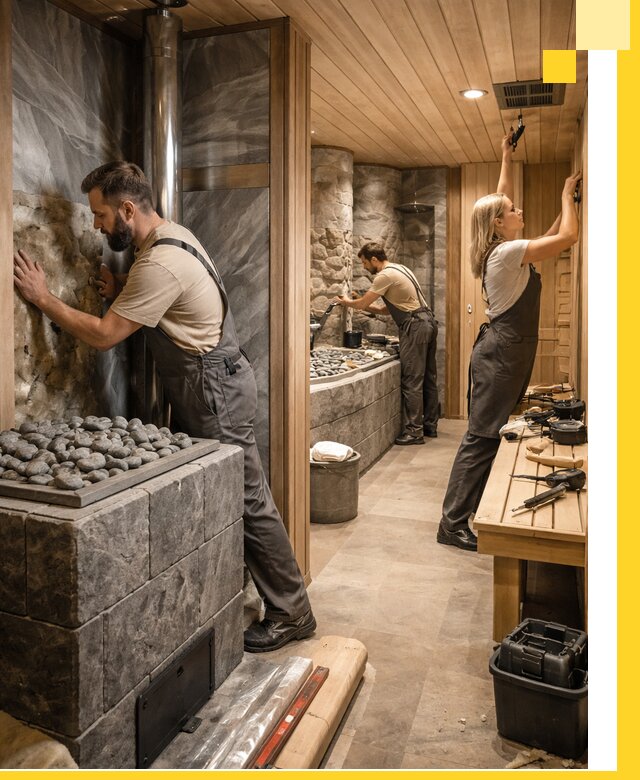 Строительство бань и SPA процедур в Воскресенске под ключ и отделкой