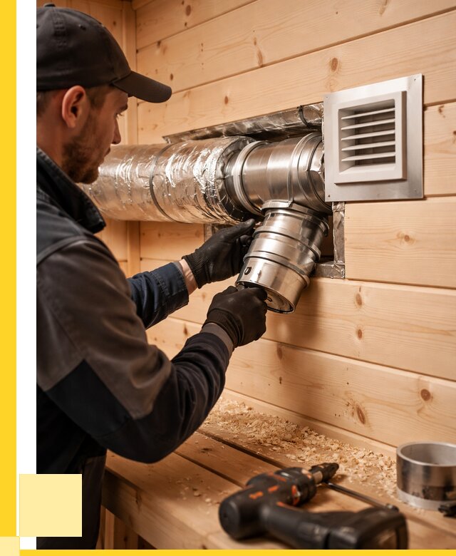 Монтаж вентиляции бани в Воскресенске от 12406 р. | ЭриданВск