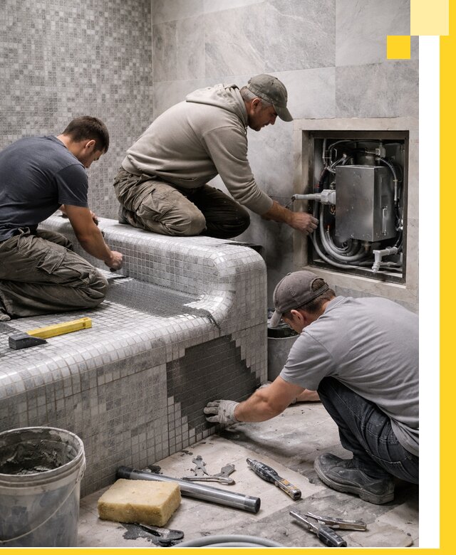 Проекты хамамов под ключ в Воскресенске и дизайн и строительство