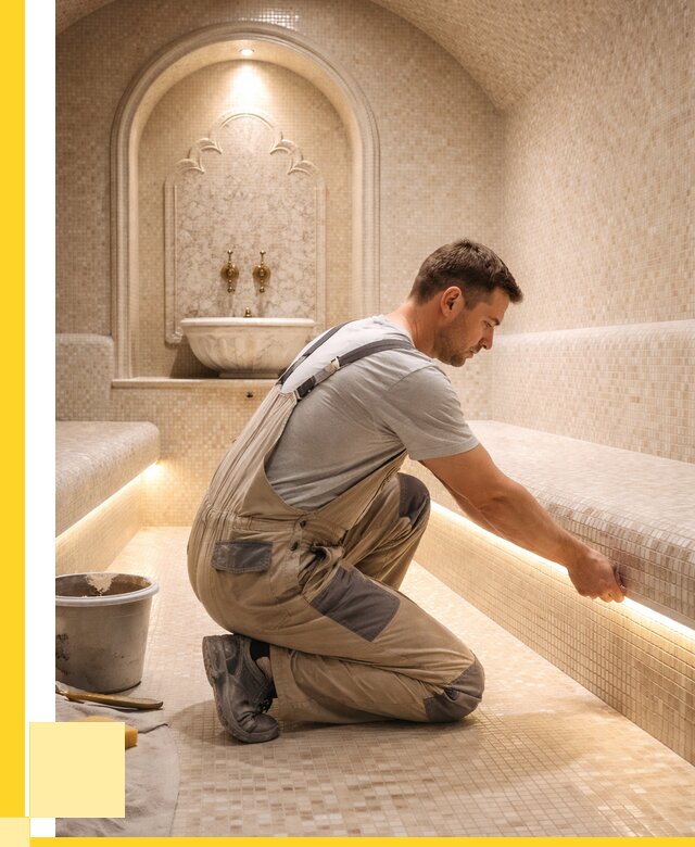 Отделка хамамов под ключ в Воскресенске от 5686 р. | ЭриданВск