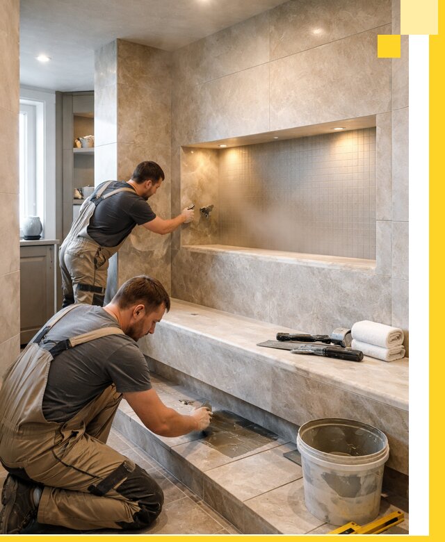 Профессиональное строительство хамама в квартире в Воскресенске