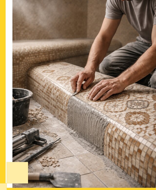 Плитка для хамама под ключ в Воскресенске от 3618 р. | ЭриданВск